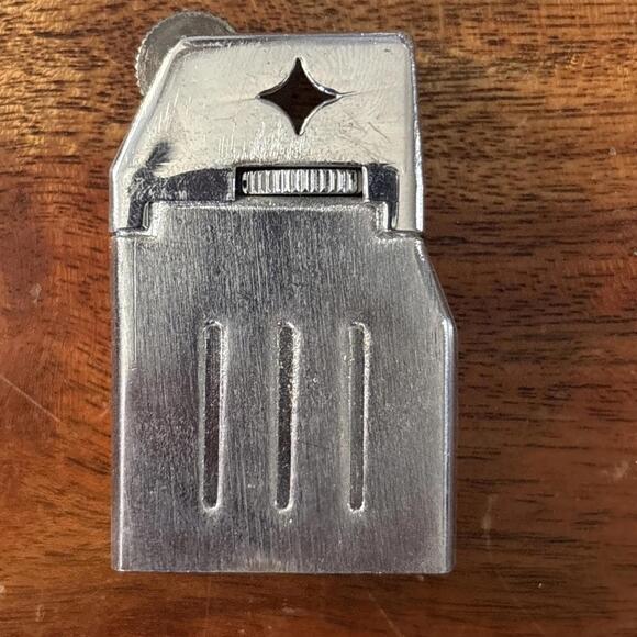 Vtg Ross Lite Windproof Butane Gas Cigarette Lighter Brushed Chrome Japan Tested - Picture 13 of 15